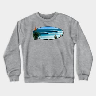 clean lines at supertubes Crewneck Sweatshirt